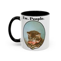 Image 2 of Ew People Victorian cat coffee mug (11, 15oz)