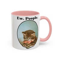 Image 7 of Ew People Victorian cat coffee mug (11, 15oz)