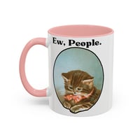 Image 8 of Ew People Victorian cat coffee mug (11, 15oz)