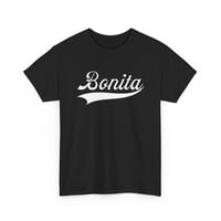 Image 3 of Bonita script tee | Spanish word graphic shirt, vintage baseball swoosh