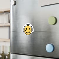 Image 6 of Smiley Face Kiss-Cut Vinyl Decal, have the day you deserve, Yellow Decal