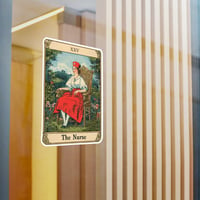 Image 8 of The Nurse Tarot card vinyl sticker