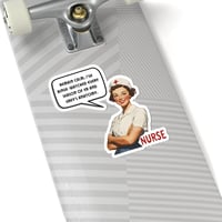 Image 8 of Nurse Sticker - Gift for RN, Medical Sticker, Nursing Student, Hospital Worker Gift, Vinyl Decal