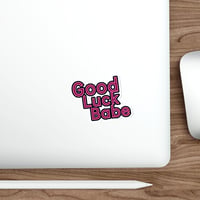 Image 11 of Good luck babe, Chappelle Roan inspired Good Luck Babe pink sticker, Decal, Laptop Sticker, Water Bo
