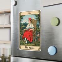 Image 12 of The Nurse Tarot card vinyl sticker