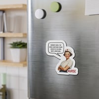 Image 9 of Nurse Humor Die-Cut Magnets - Nursing RN Gift, Funny Medical Sticker, Hospital Badge Holder, Healthc