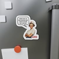 Image 10 of Nurse Humor Die-Cut Magnets - Nursing RN Gift, Funny Medical Sticker, Hospital Badge Holder, Healthc