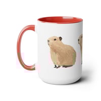 Image 1 of Adorable Capybara Coffee Mug - Unique Animal Lover Gift, Cute Wildlife Art, Ceramic Cup for Coffee &