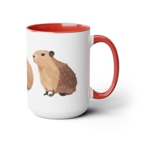 Image 3 of Adorable Capybara Coffee Mug - Unique Animal Lover Gift, Cute Wildlife Art, Ceramic Cup for Coffee &