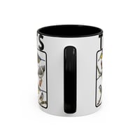 Image 3 of Funny Bird Accent Coffee Mug, Titmouse Office Mug, Ceramic Tea Cup, Novelty Animal Lover Gift, Uniqu