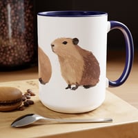 Image 13 of Adorable Capybara Coffee Mug - Unique Animal Lover Gift, Cute Wildlife Art, Ceramic Cup for Coffee &