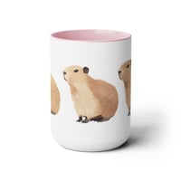 Image 14 of Adorable Capybara Coffee Mug - Unique Animal Lover Gift, Cute Wildlife Art, Ceramic Cup for Coffee &