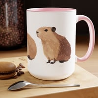 Image 16 of Adorable Capybara Coffee Mug - Unique Animal Lover Gift, Cute Wildlife Art, Ceramic Cup for Coffee &