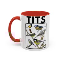 Image 11 of Funny Bird Accent Coffee Mug, Titmouse Office Mug, Ceramic Tea Cup, Novelty Animal Lover Gift, Uniqu