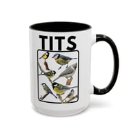 Image 13 of Funny Bird Accent Coffee Mug, Titmouse Office Mug, Ceramic Tea Cup, Novelty Animal Lover Gift, Uniqu
