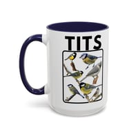 Image 17 of Funny Bird Accent Coffee Mug, Titmouse Office Mug, Ceramic Tea Cup, Novelty Animal Lover Gift, Uniqu