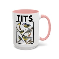 Image 19 of Funny Bird Accent Coffee Mug, Titmouse Office Mug, Ceramic Tea Cup, Novelty Animal Lover Gift, Uniqu