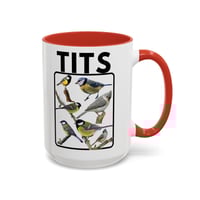 Image 22 of Funny Bird Accent Coffee Mug, Titmouse Office Mug, Ceramic Tea Cup, Novelty Animal Lover Gift, Uniqu