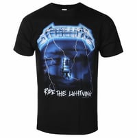 Image 2 of Metallica Unisex T-Shirt: Ride The Lightning Tracks |  Official Licensed Band Merch