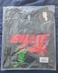 Image 2 of Billie Eilish Unisex Stonewash T-Shirt: Hands Face |  Official Licensed Band Merch