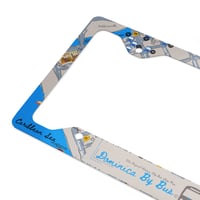 Image 4 of DBB Bus Stop Map Metal License Plate Frame