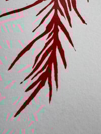 Image 5 of Spine mountain A3 linocut print