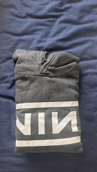 Image 2 of Nine Inch Nails Unisex Pullover Hoodie: Classic Logo |  Official Licensed Band Merch