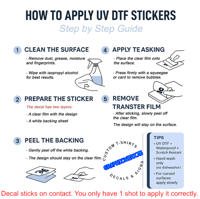 Image 2 of Foxbody UV DTF Stickers
