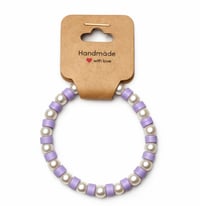 Lavender Pearl Bracelet
