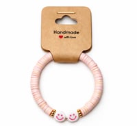 Pink Smiley Bracelet
