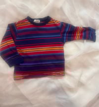 Image 1 of Vintage Disney Long Sleeve Striped Tee