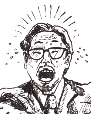 Image of Ura leg flex - A4 ink drawing