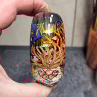Image 2 of XXXL. Tropical Metropolis Coral Reef Aquarium - Flameworked Glass Sculpture Bead