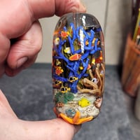 Image 6 of XXXL. Tropical Metropolis Coral Reef Aquarium - Flameworked Glass Sculpture Bead