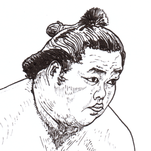 Image of Kotozakura ink drawing