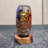 Image 1 of XXXL. Tropical Metropolis Coral Reef Aquarium - Flameworked Glass Sculpture Bead