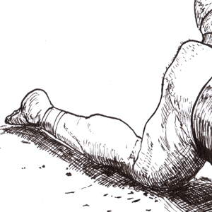 Image of Ura vs Takayasu A4 print