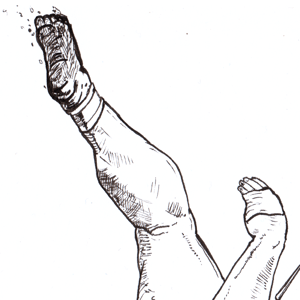 Image of Ura vs Takayasu A4 print