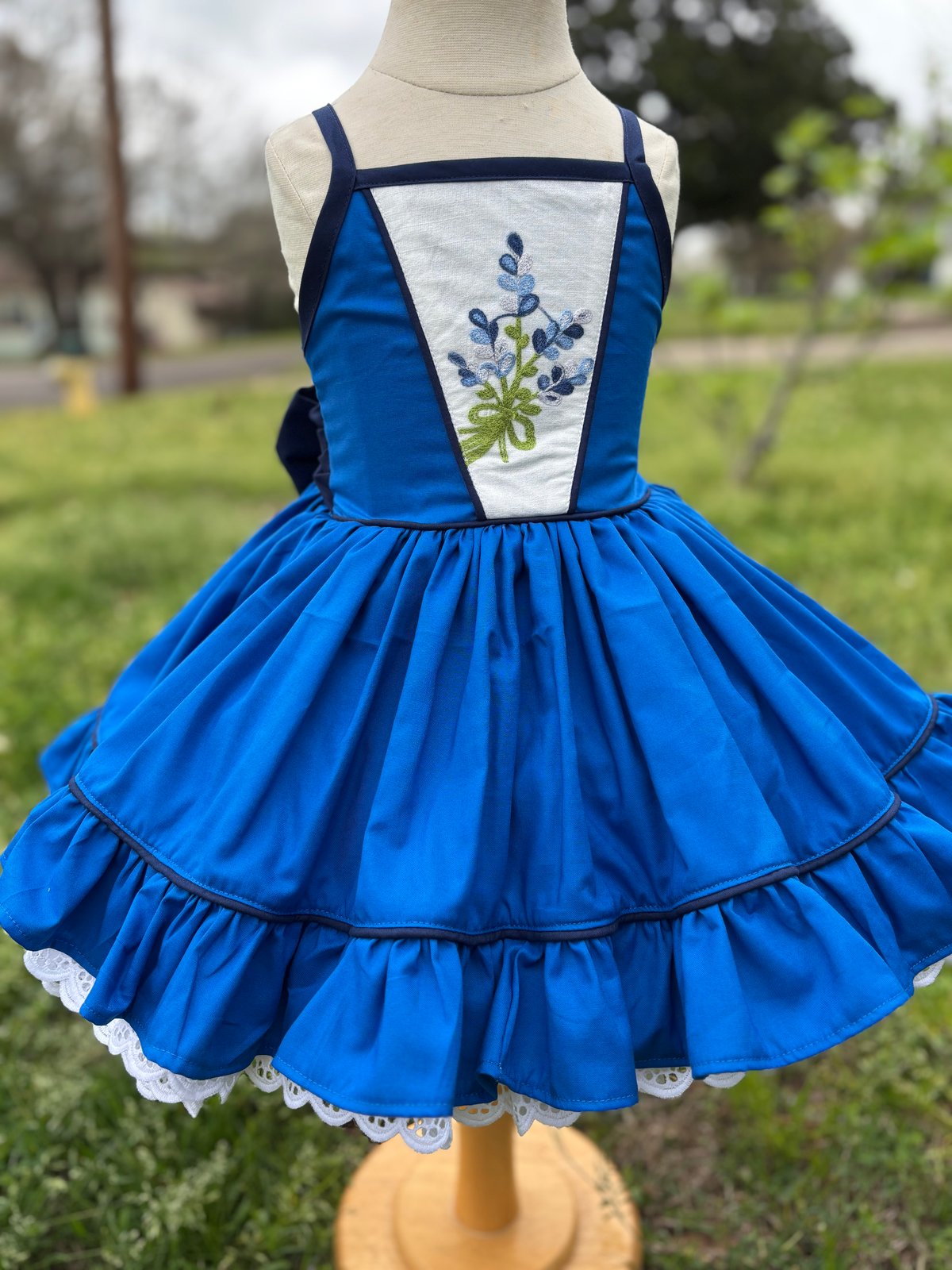 Image of Bluebonnet Baby Dress 