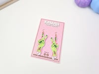Image 3 of Zombie Peace Hand Earrings