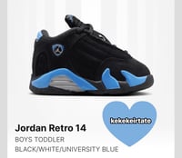 Image 5 of AJ 14 Black University Blue