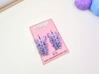 Image 3 of Dead Bunny Plush Earrings