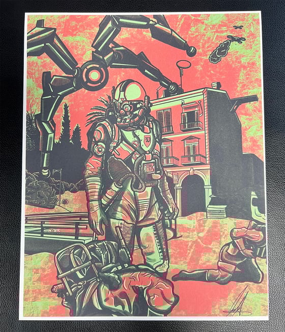 Image of ARC Raiders "Free Load Out" 11x14 Flash Print - Josh Silveus