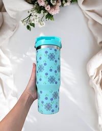 Image 3 of Hmong Floral Culture Tumbler 30 Oz