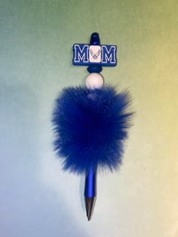 USAF Air Force MOM fuzzy blue pen