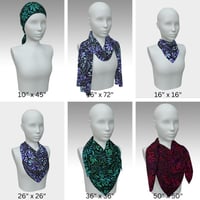 Image 4 of Botanical Flow Silk Scarf