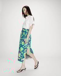 Image 1 of Falda Verde Floral Valandra 