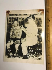Image 1 of Bert Grimm Tattooing Tom Stephen’s photo print 5x7