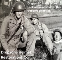 Image 10 of  Repro WWII Saint Clair M-1 liner. Rayon Webbing.  Complete. 