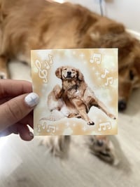 Image 1 of Silly Dog Sticker